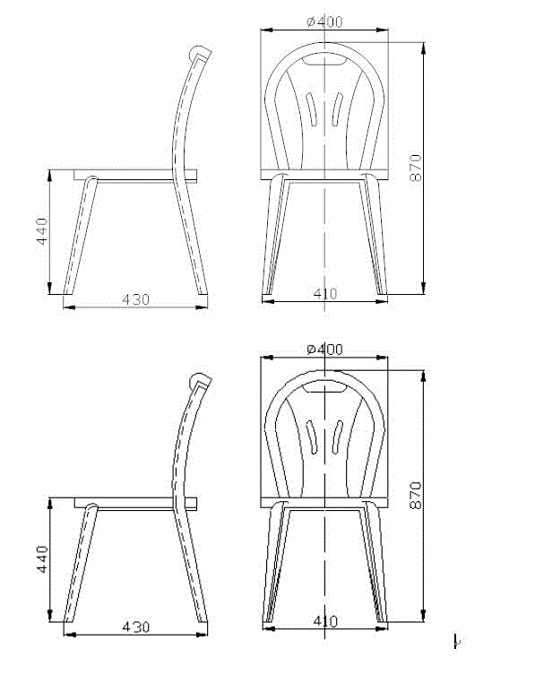 【ZM307】餐桌椅注塑模具设计.rar