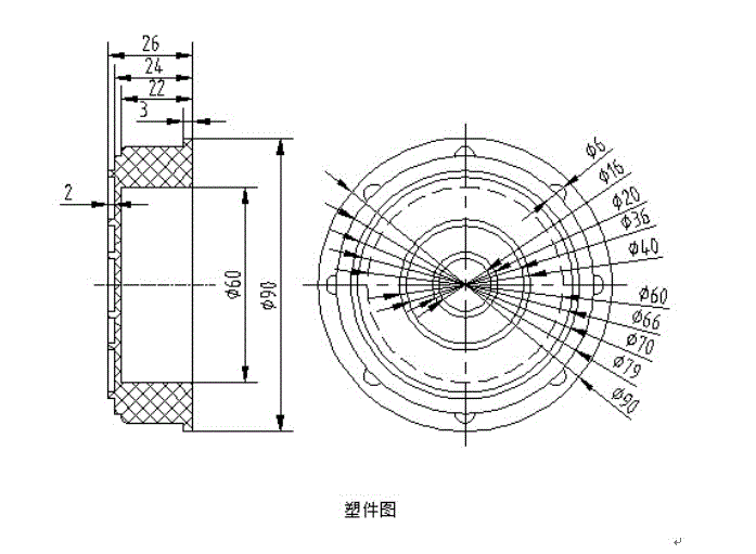 【ZM523】中空桶盖塑料模具设计.rar