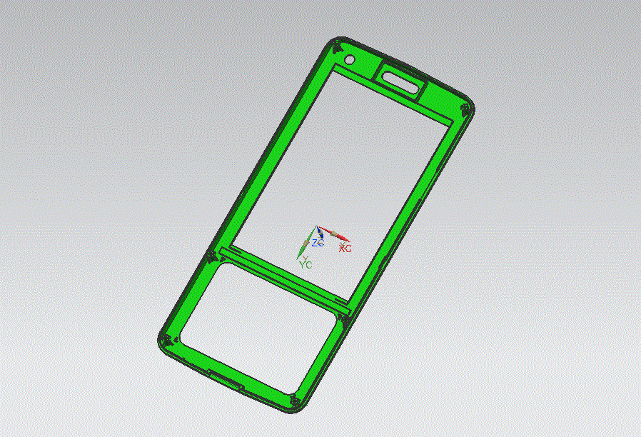 【QT009】手机上壳压铸模具设计CAD图和三维图.rar