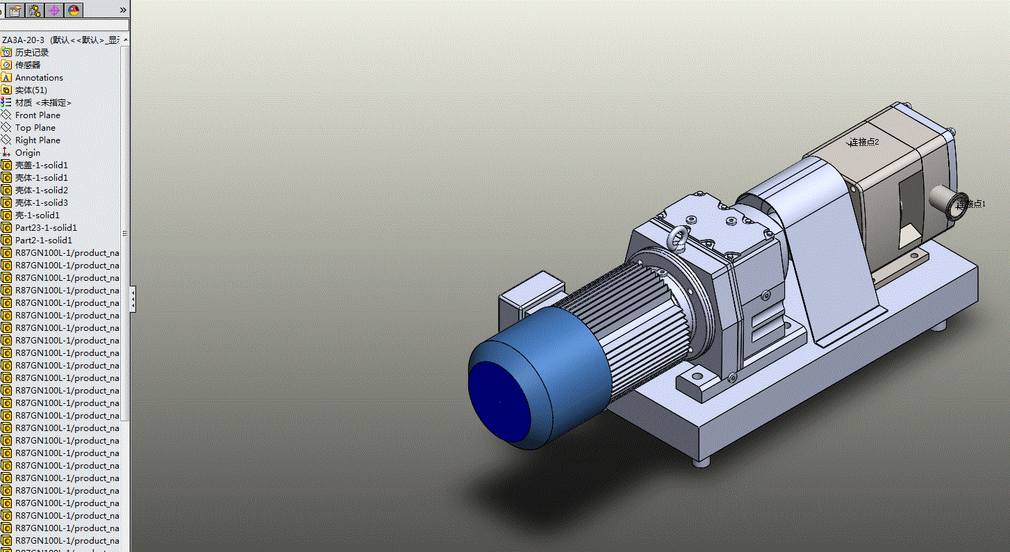 工业用的水泵_ZA3A-20-33D模型.rar