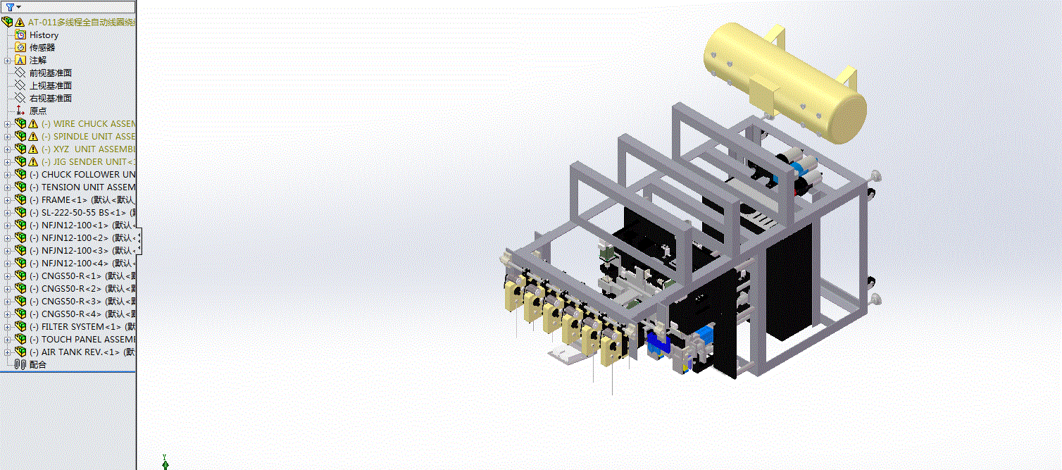 AT-011多线程全自动线圈绕线机3D模型.zip