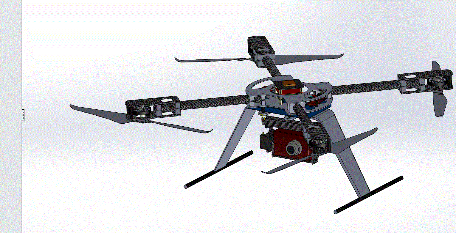 四轴飞行器3D模型.zip