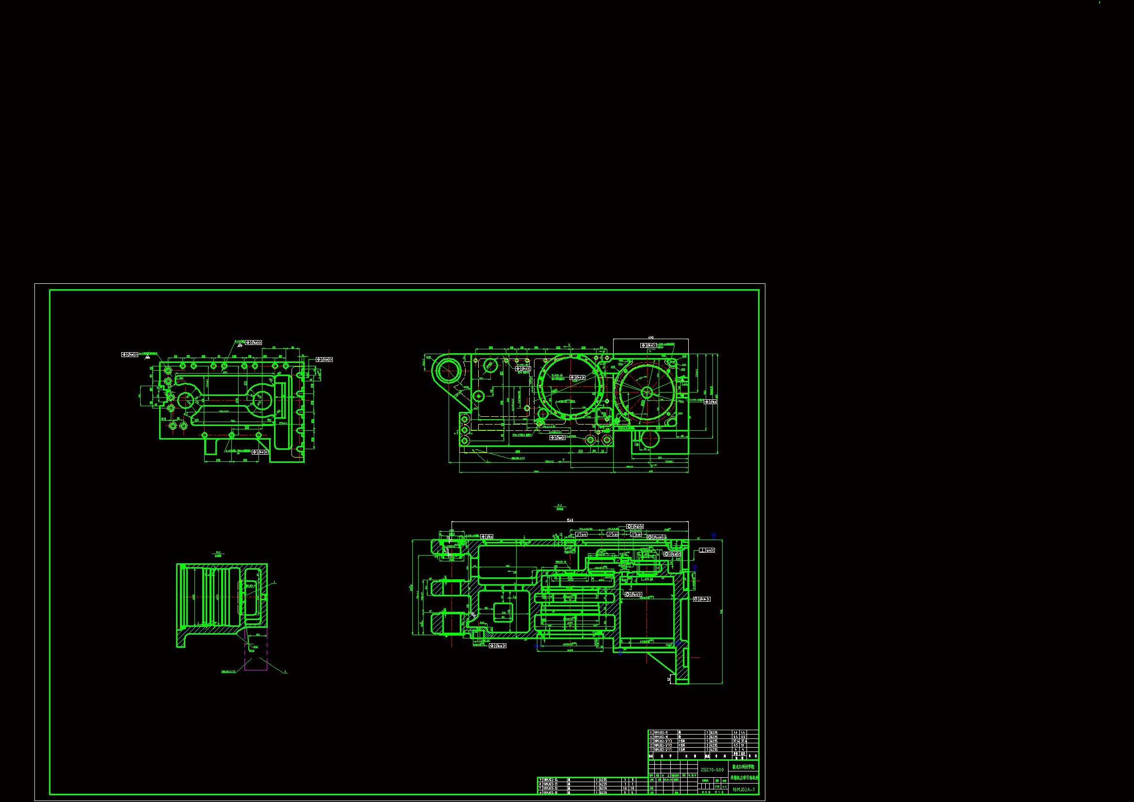 左牵引部机壳的加工工艺规程及数控编程[MG132320-W型采煤机][产]【SX067】