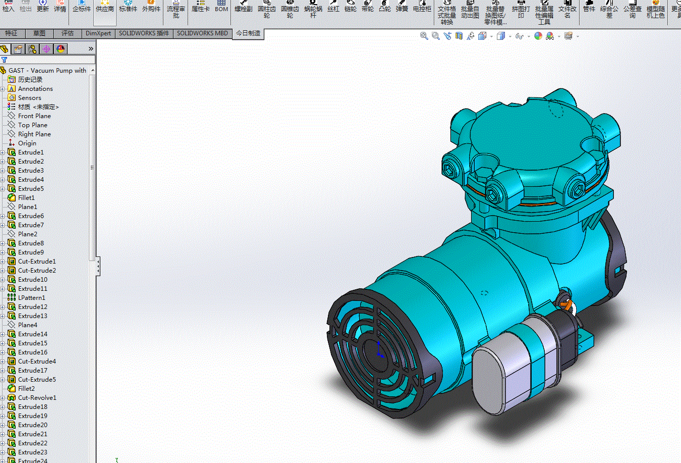 真空助力泵3D模型.rar