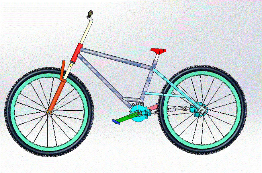 基于SOLIDWORKS的传动轴式自行车的设计.zip