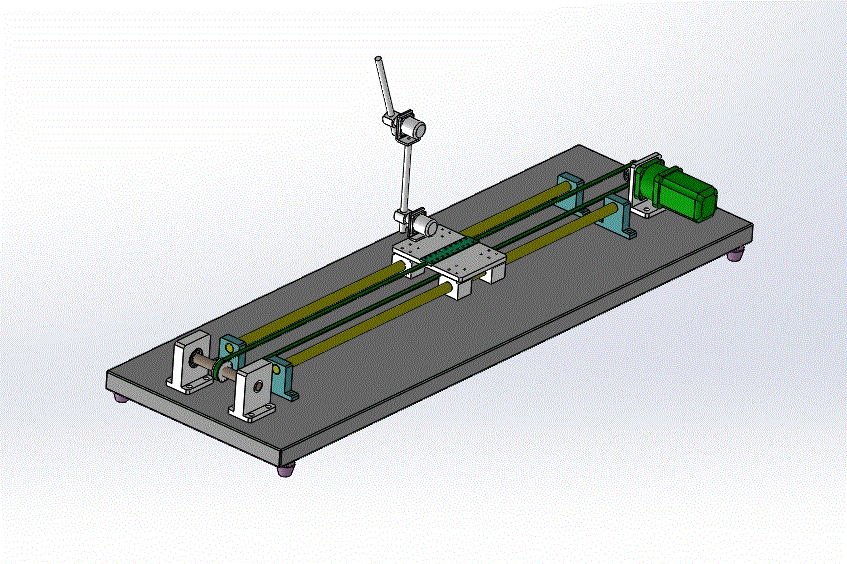 倒立摆机电控制系统结构设计含SW三维及12张CAD图.zip