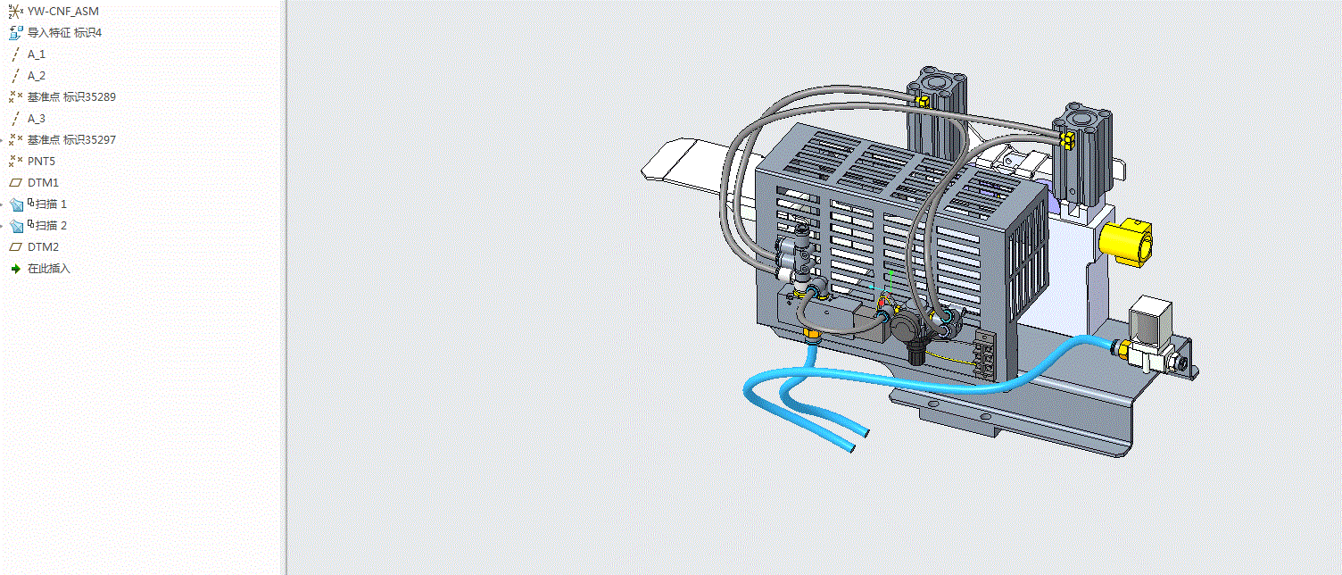 松下焊接机器人送丝机3D模型.zip