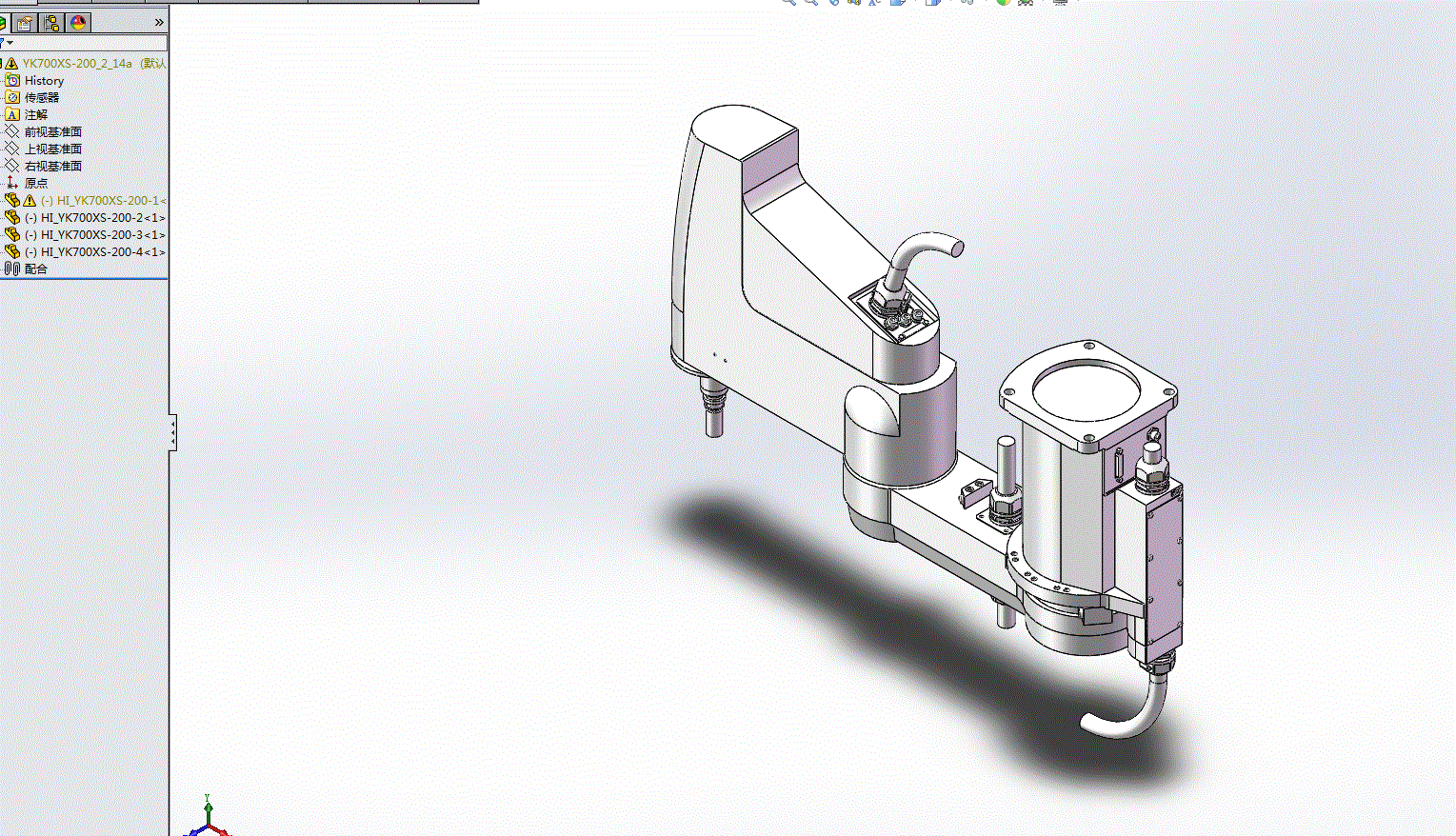 雅马哈四轴机械手3D模型YK700XS-200_2_14a.zip