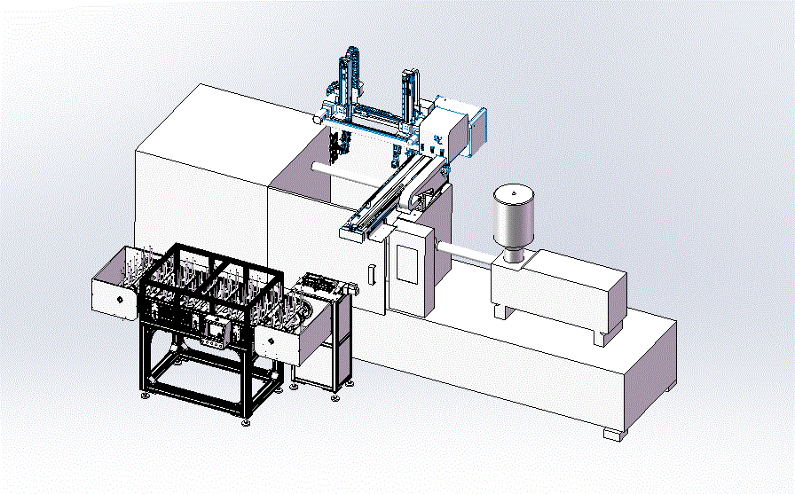 机械手码垛机（ 取出机构、折叠机构）3D模型.zip