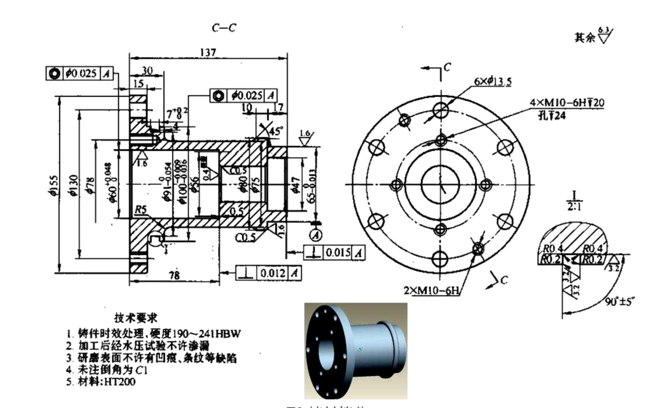 T8填料箱盖加工工艺装配规程和夹具设计-铣大端面.rar
