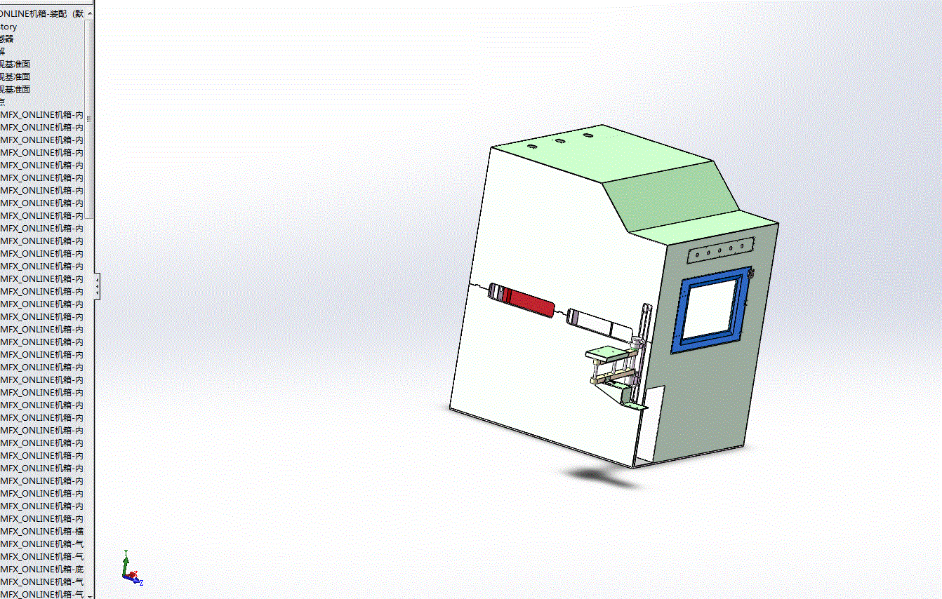 防辐射机柜3D模型.zip