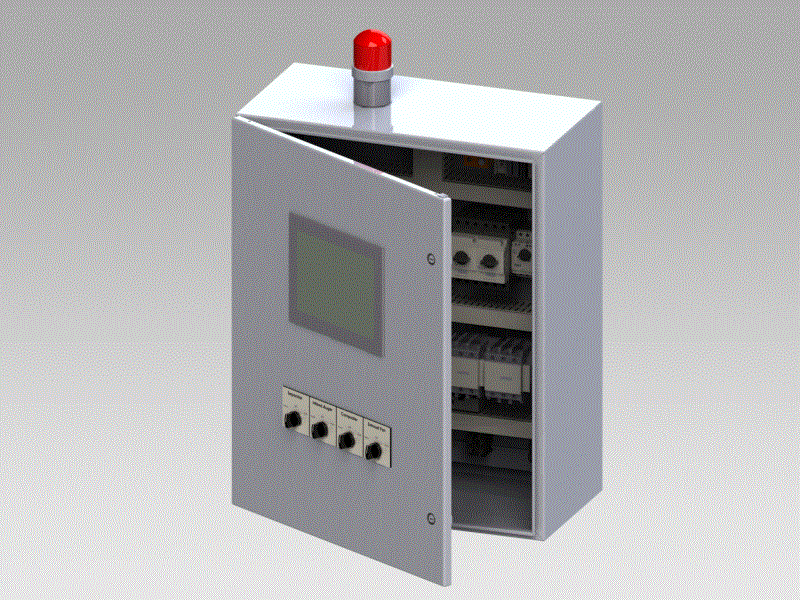分离器的控制箱（三套）3D模型.zip