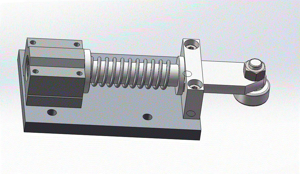 凸轮限位器机构3d模型参数可编辑zip