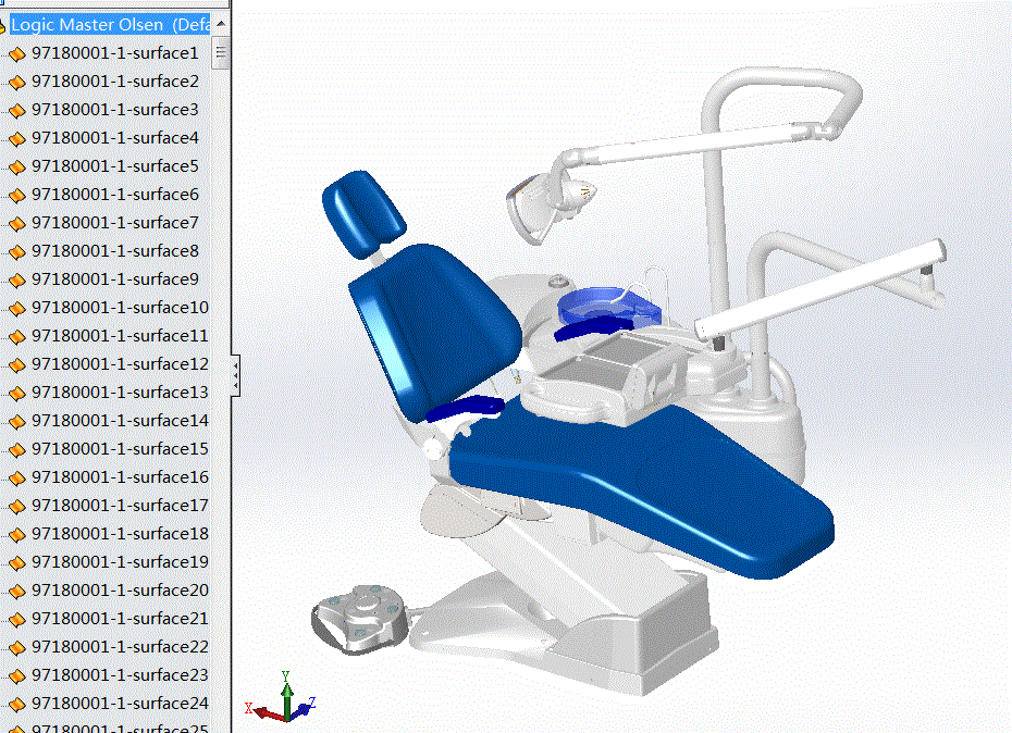 牙科综合治疗台3D模型.zip