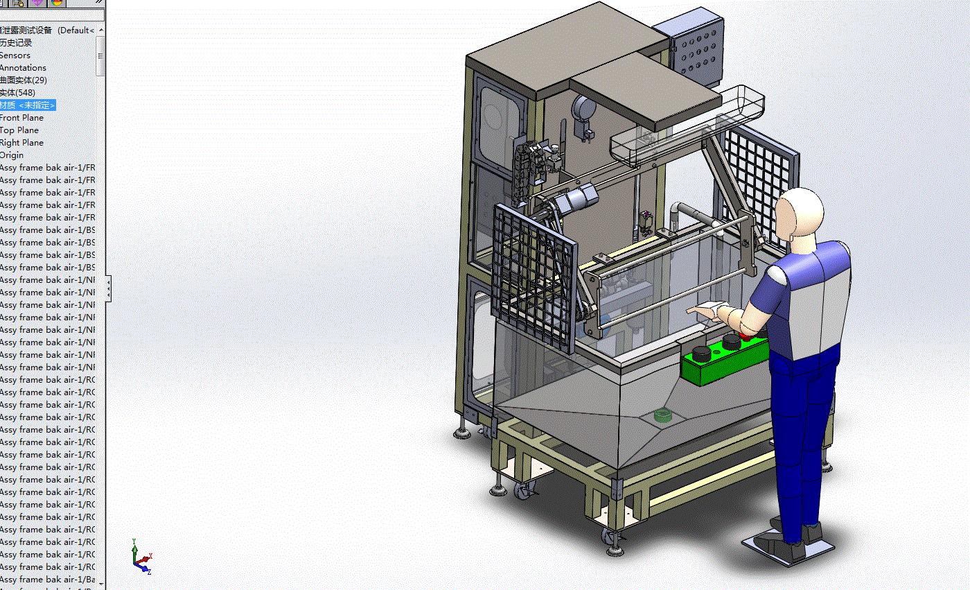 油箱泄漏测试设备（SW设计）3D模型.zip