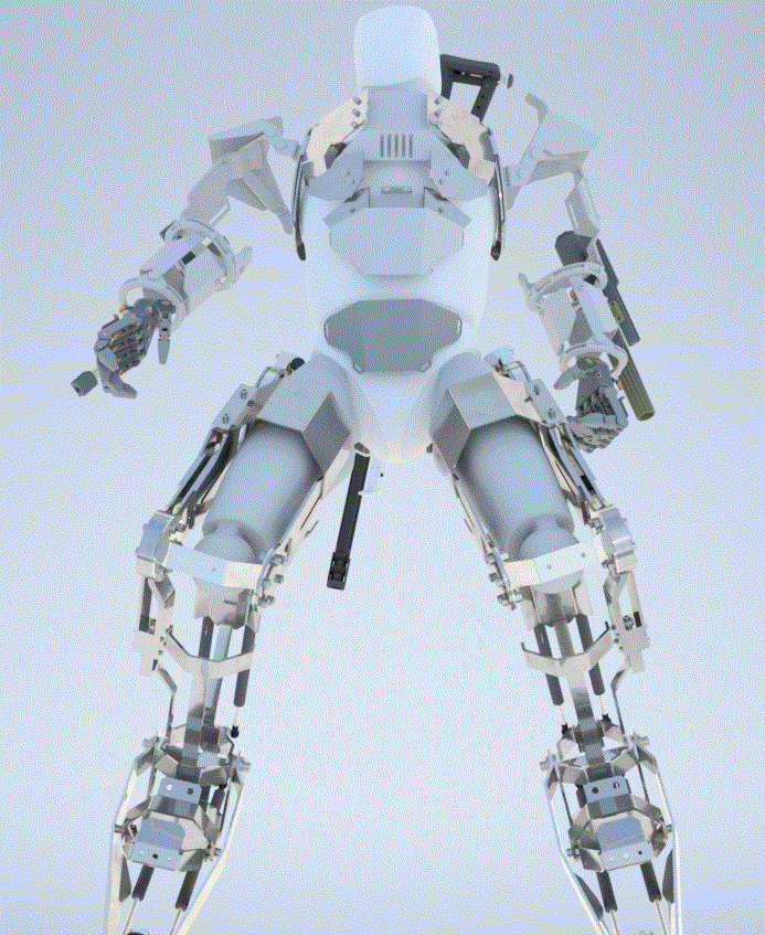 外骨骼机器人模型3D图纸 STP格式.rar