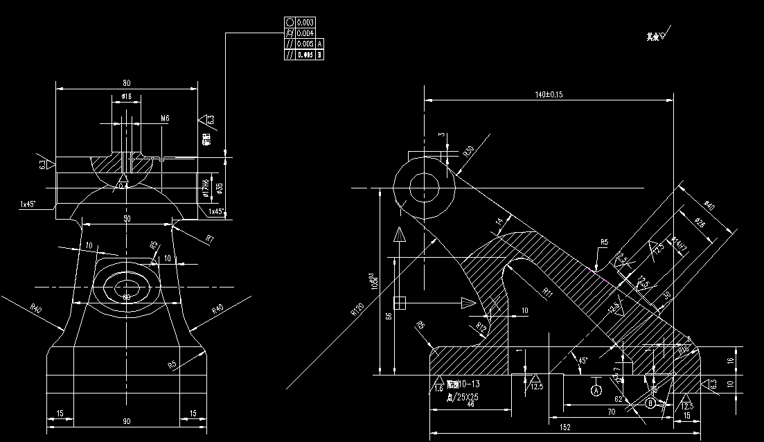 尾座体零件加工加工工艺及钻φ14H7孔夹具设计【SW三维】.zip