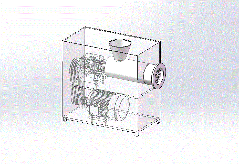 基于食品加工的绞肉机设计含SW三维及10张CAD图.zip