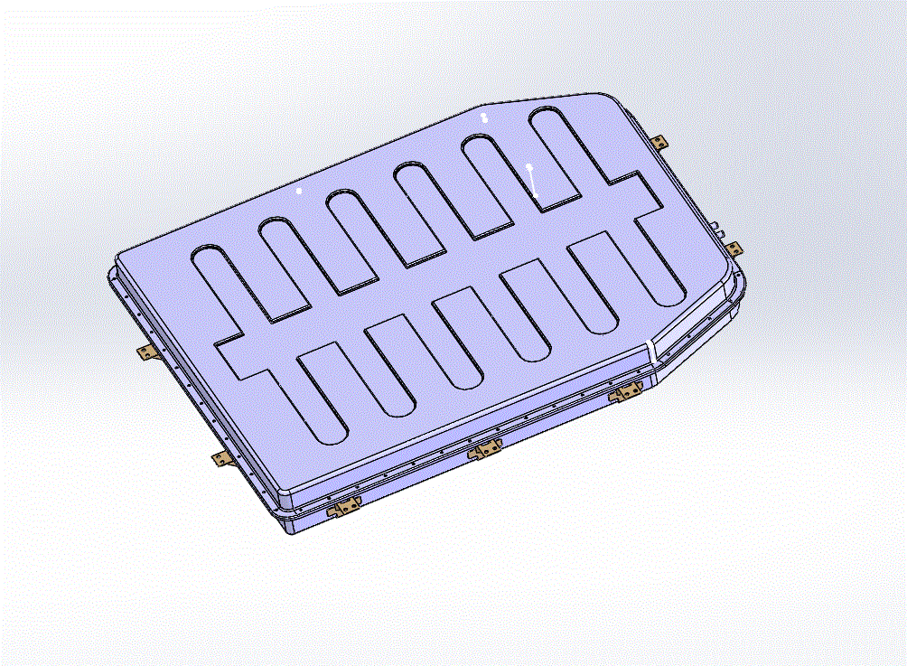电动汽车动力电池包结构设计（含三维模型+CAD图纸+说明书）.zip