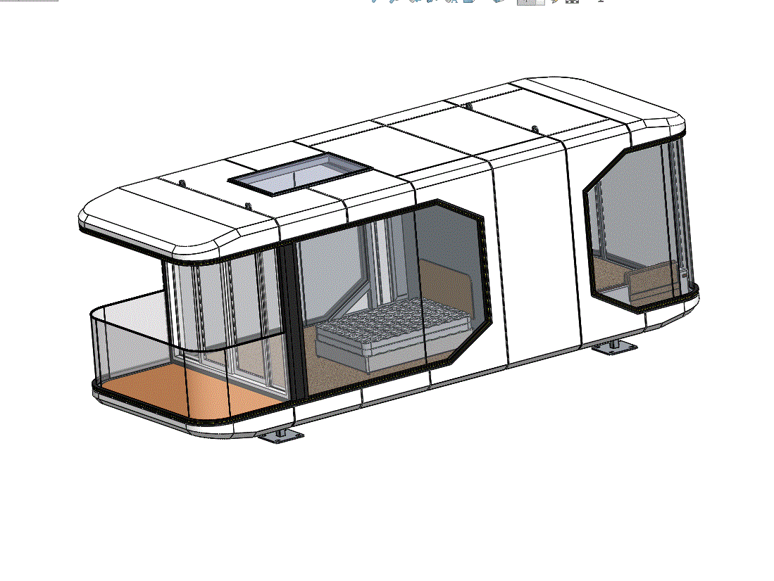 9米民宿太空舱三维SW模型.zip