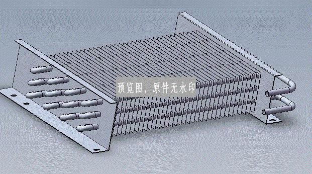 蒸发器（3x8x300）三维SW模型.zip