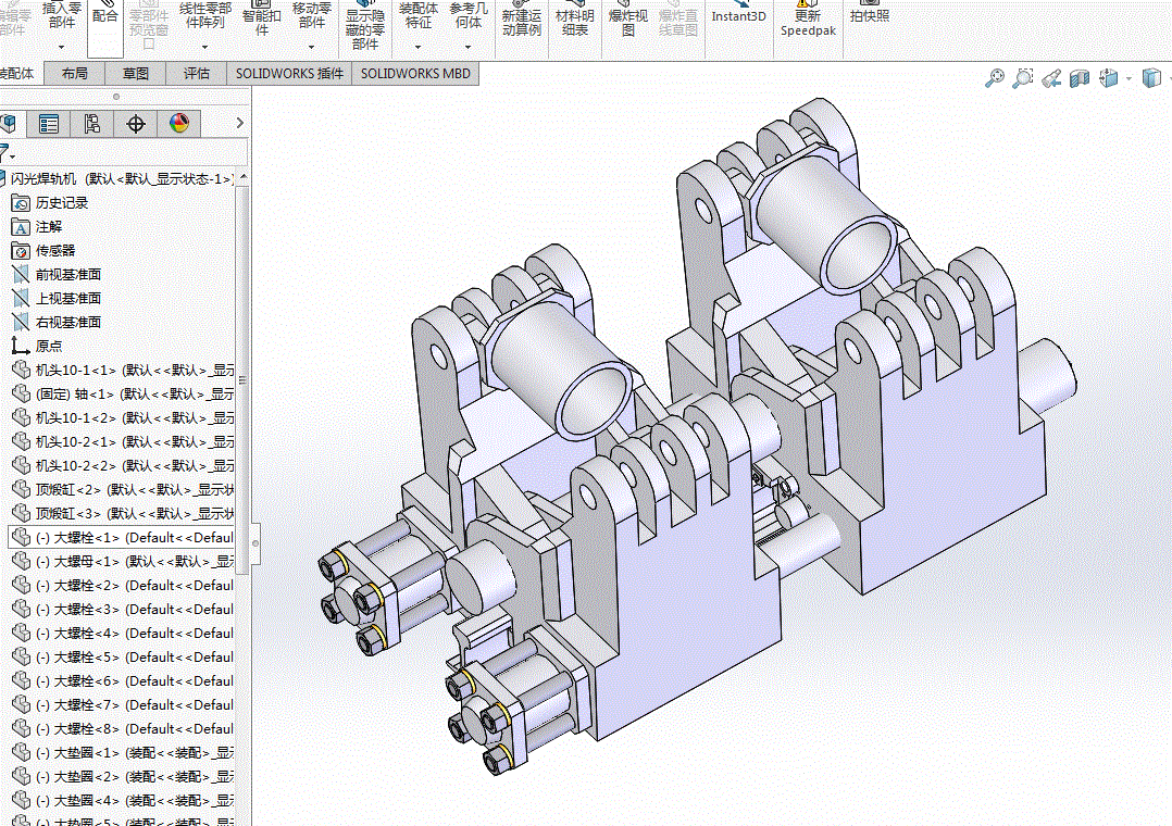 移动式焊轨机设计[三维SW]【含CAD高清图纸和说明书】.zip