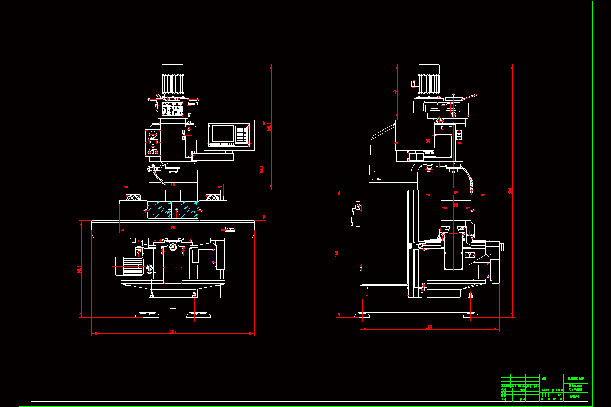 xk5036 數控立式銑床總體及縱向進給傳動機構設計【含cad高清圖紙和