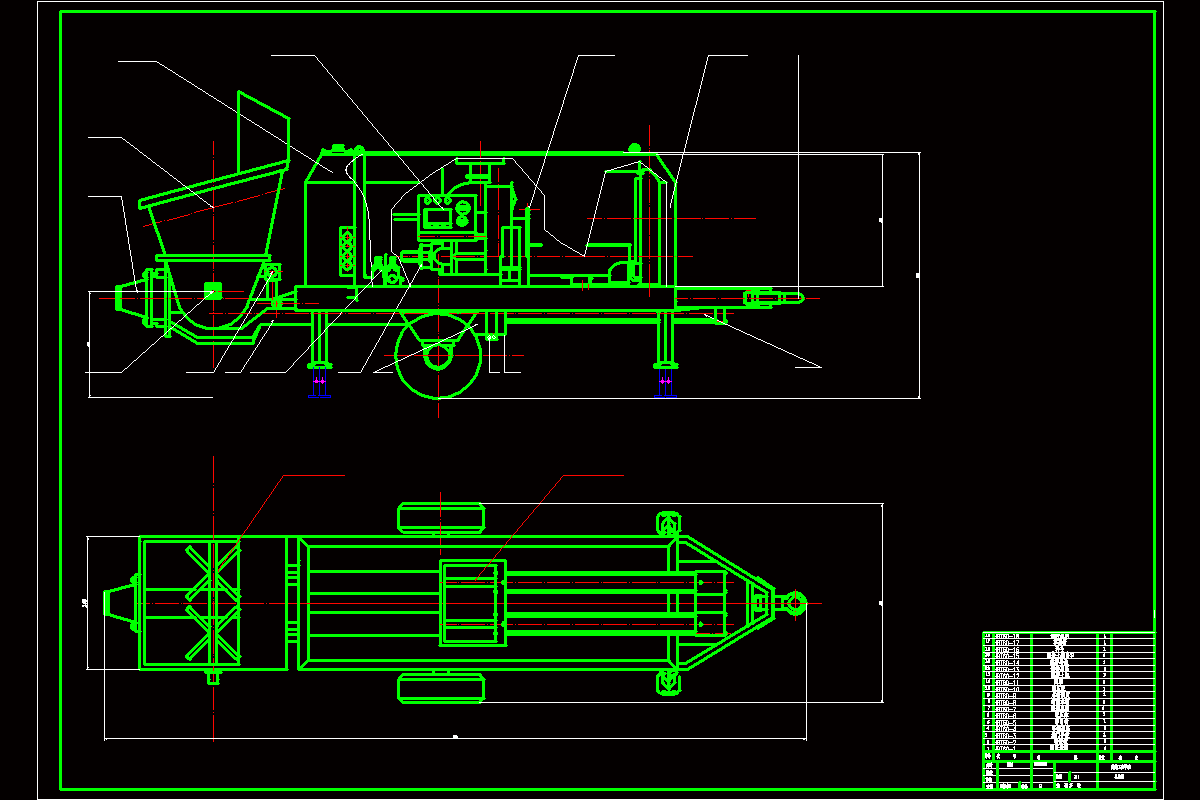 【FB380】拖式混凝土输送泵的泵送部分设计[KT+RW+FY]【3A0】.rar