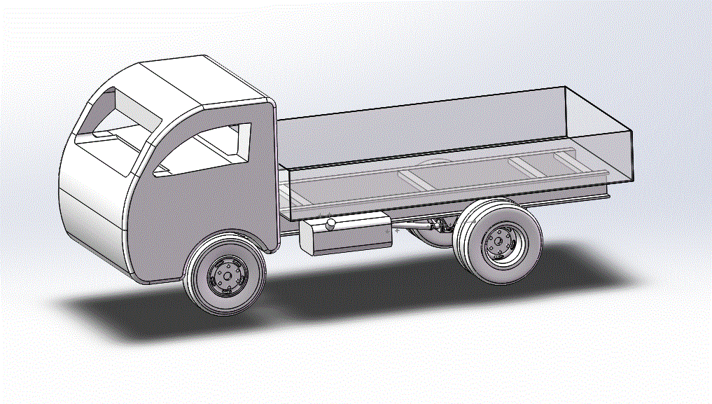 载货汽车动力总成匹配与总体设计含SW三维及CAD图.zip
