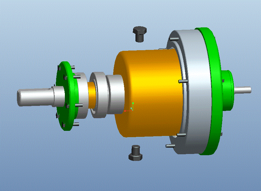 谐波齿轮减速器设计【三维ProE】【5张CAD图纸、说明书】.zip