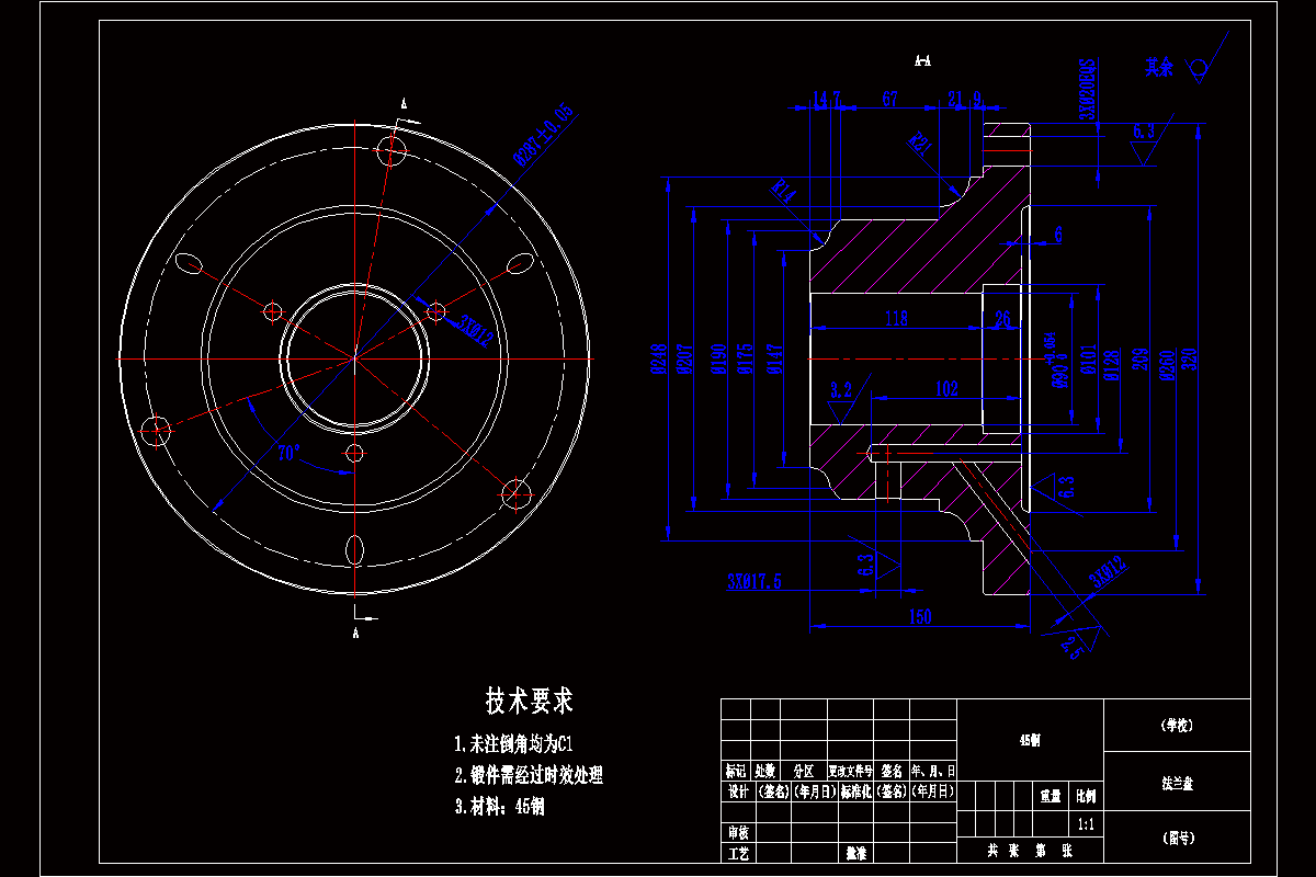 法蘭盤加工工藝及鑽床夾具設計鑽銷孔3Φ12直孔三維sw模型含cad圖紙