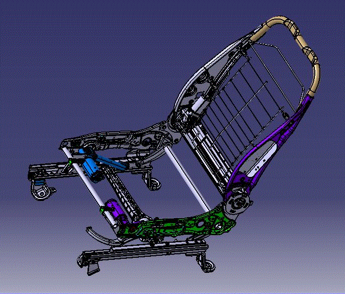 汽车多向调节电动座椅传动机构设计【含7张CAD图纸+CATIA三维图+说明书+开题报告+任务书】.rar