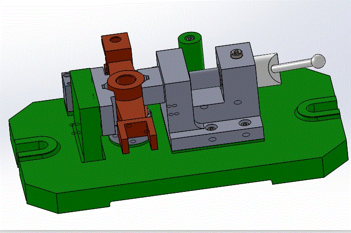K061-杠杆(一)加工工艺及铣中间Φ40圆端面夹具设计【三维SW建模、CAD图纸和文档】.zip