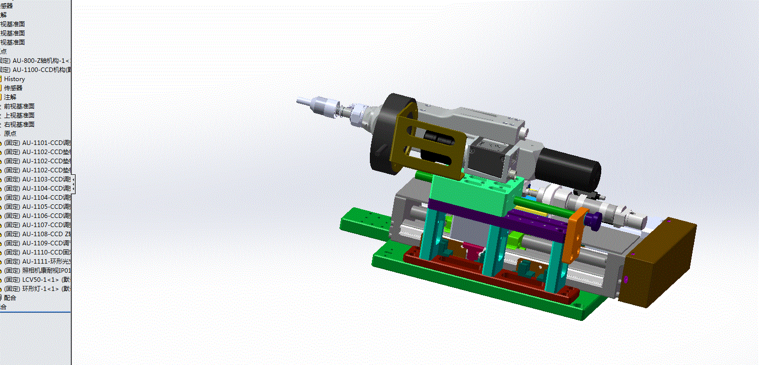 結構詳細的ccd自動鎖螺絲機3d模型.zip